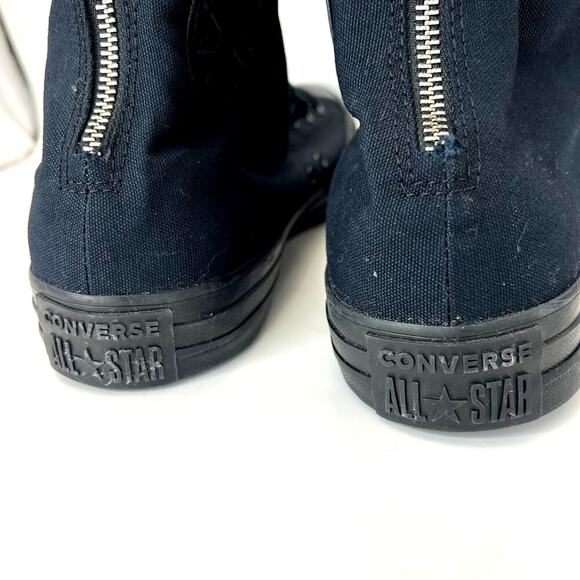 Converse Chuck Taylor All Star XX Hi Sneaker Black Knee High Lace Up Zip 13 NEW main image 4